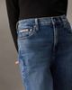 Calvin Klein - Quần jeans ỏng rộng CK nữ Italian Denim High Rise Wide Leg Jeans