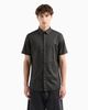 Armani Exchange - Áo sơ mi tay ngắn nam Aix Men's Grey Shirt