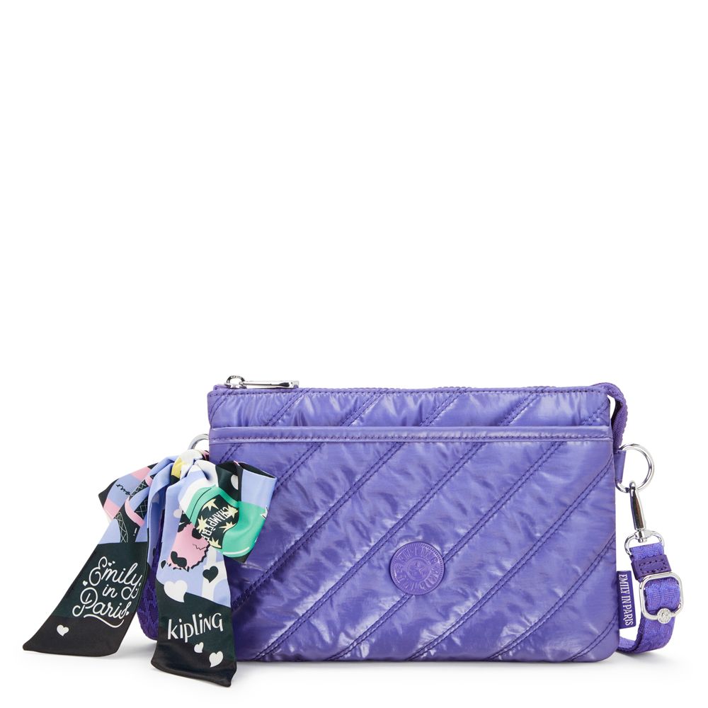 Kipling - Túi đeo chéo Emily in Paris Riri Glossy Crossbody Bag