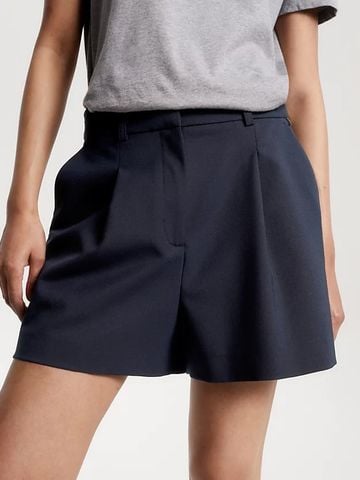 Tommy Hilfiger - Quần short nữ Tailored Relaxed Fit Twill Shorts