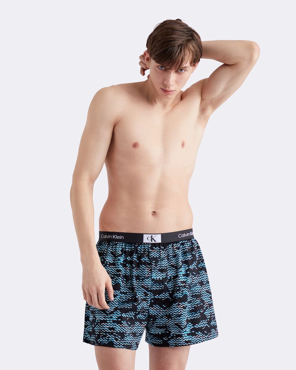 Calvin Klein - Quần ngắn nam Calvin 1996 Woven Cotton Boxers