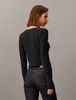 Calvin Klein - Áo khoác len CK nữ Premium Rib Cropped Slim Cardigan