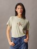 Calvin Klein - Áo thun tay ngắn nữ CK Hero Classic Monogram Tee