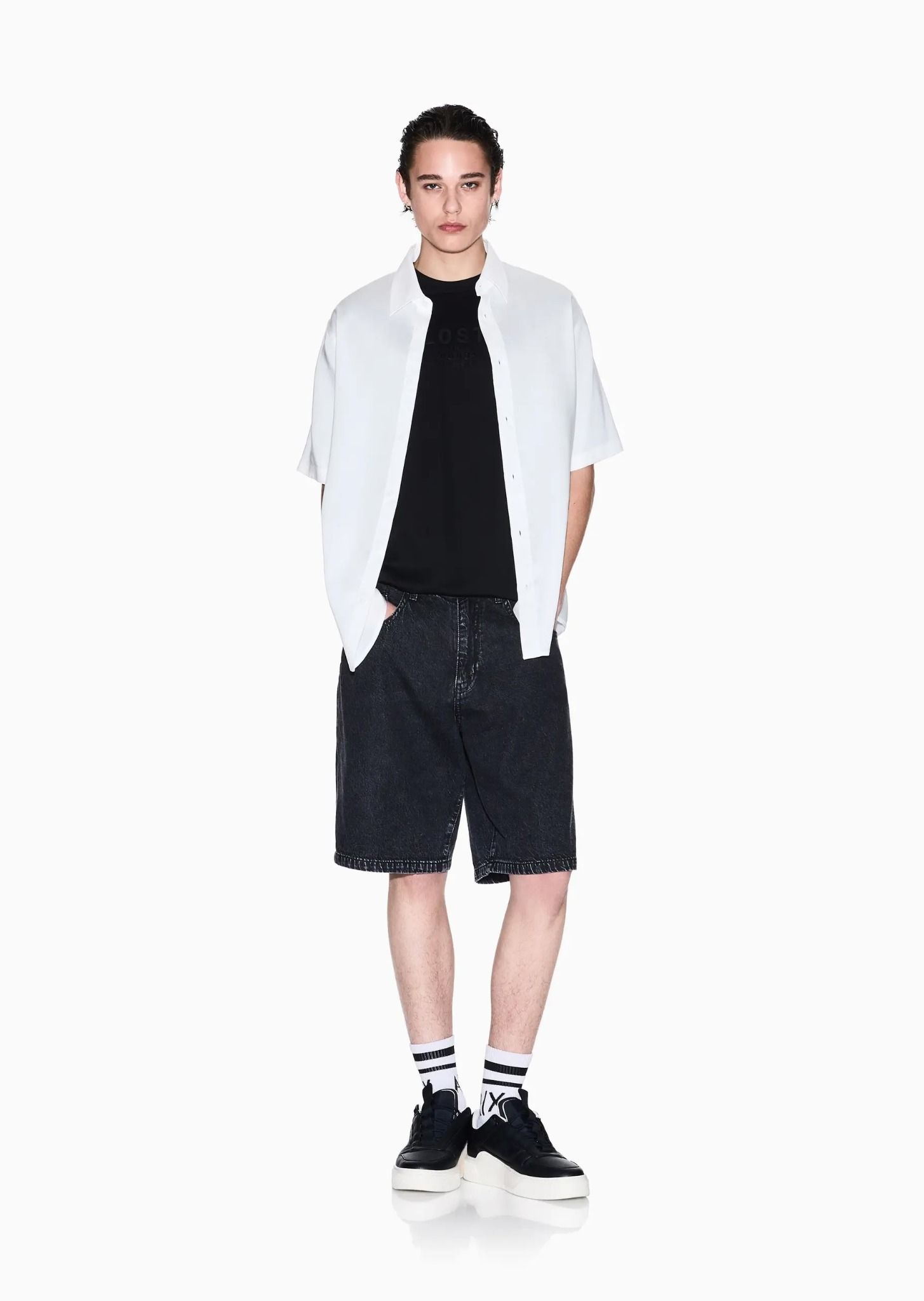 Armani Exchange - Áo sơ mi nam Ax Men's Premium Shirt