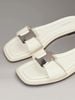 Calvin Klein - Dép quai ngang CK nữ CK Flat Premium Slide