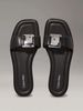 Calvin Klein - Dép quai ngang CK nữ Premium CK Flat Slide Leather