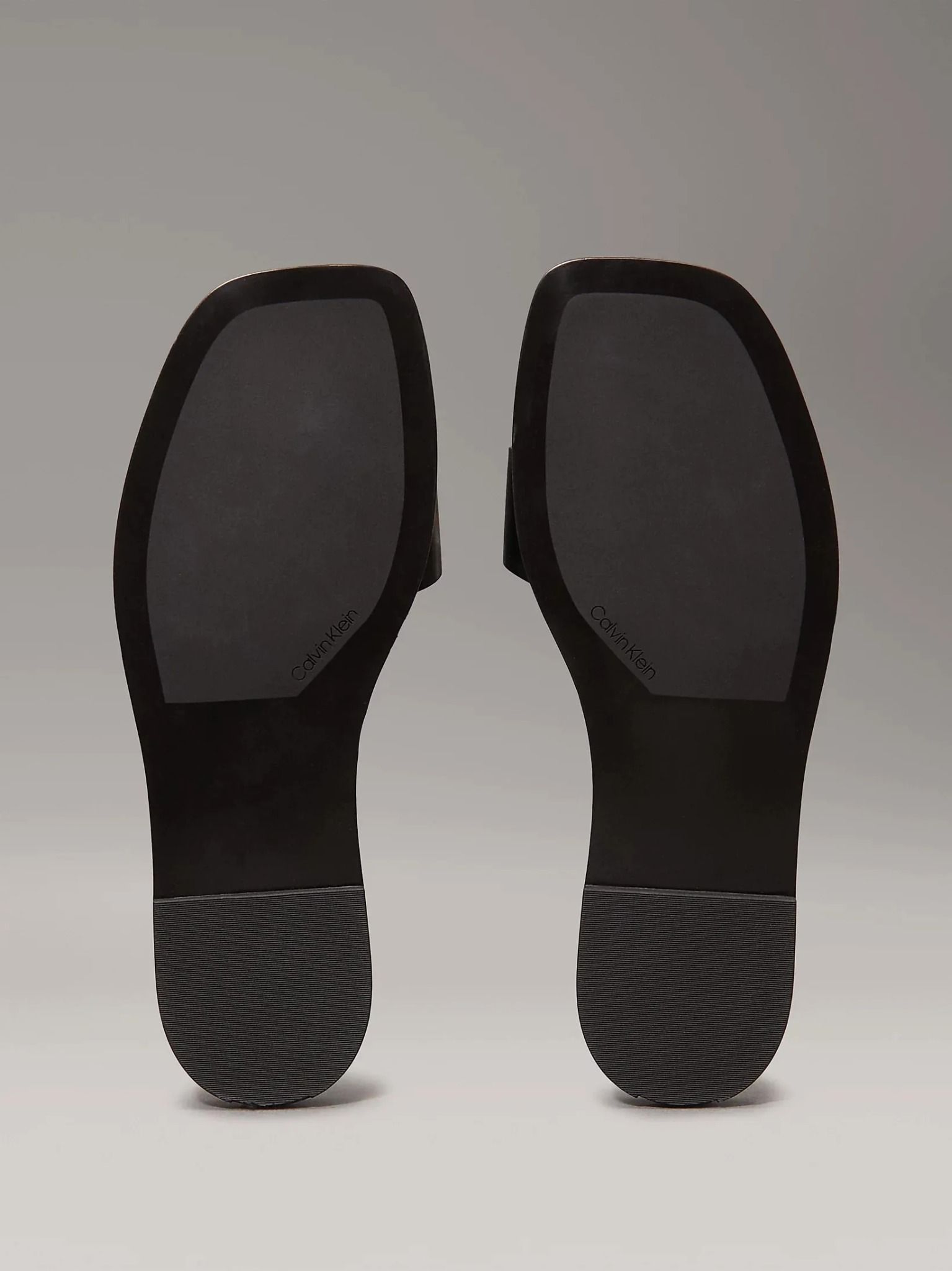 Calvin Klein - Dép quai ngang CK nữ Premium CK Flat Slide Leather