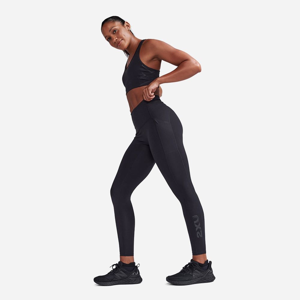 2Xu - Quần dài ống bó nữ Form Stash Hi-Rise Comp Running Legging