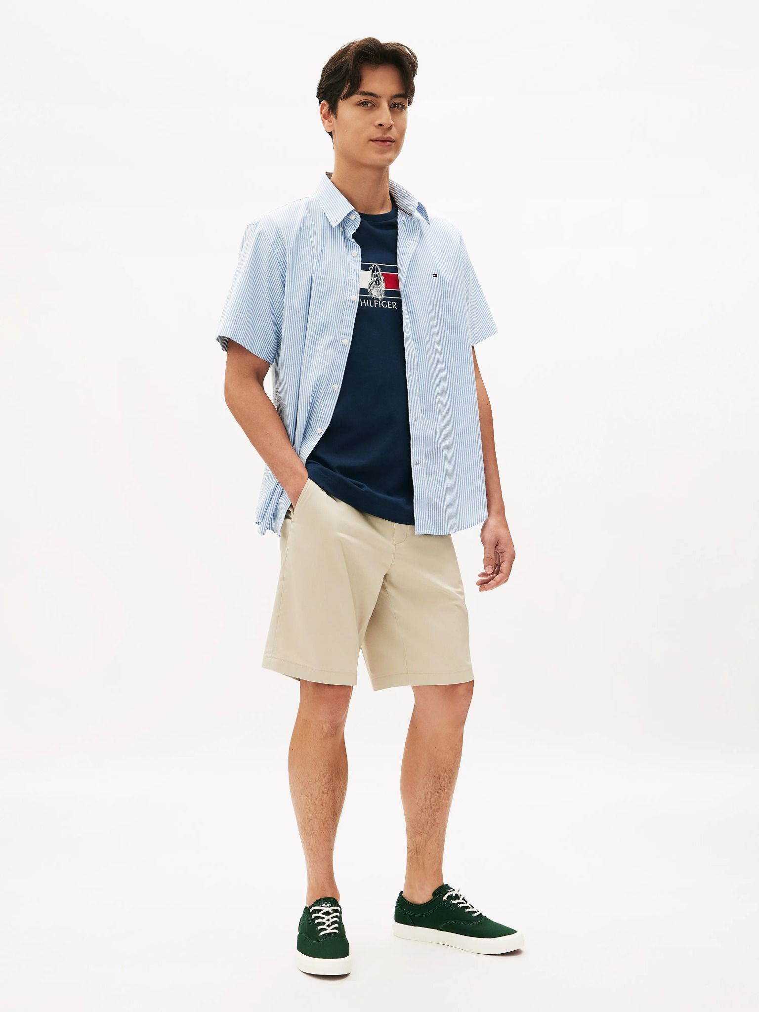 Tommy Hilfiger - Quần ngắn nam Brooklyn Premium Satin Shorts