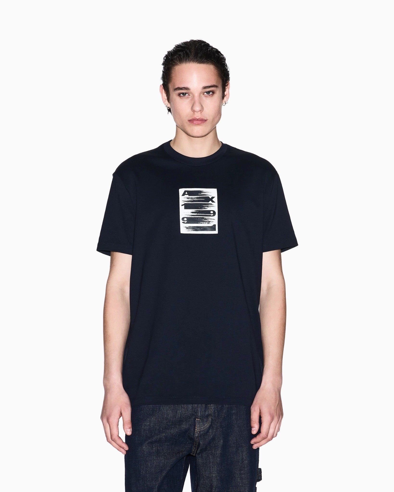 Armani Exchange - Áo thun thời trang nam AX Premium Cotton Men's T-Shirt