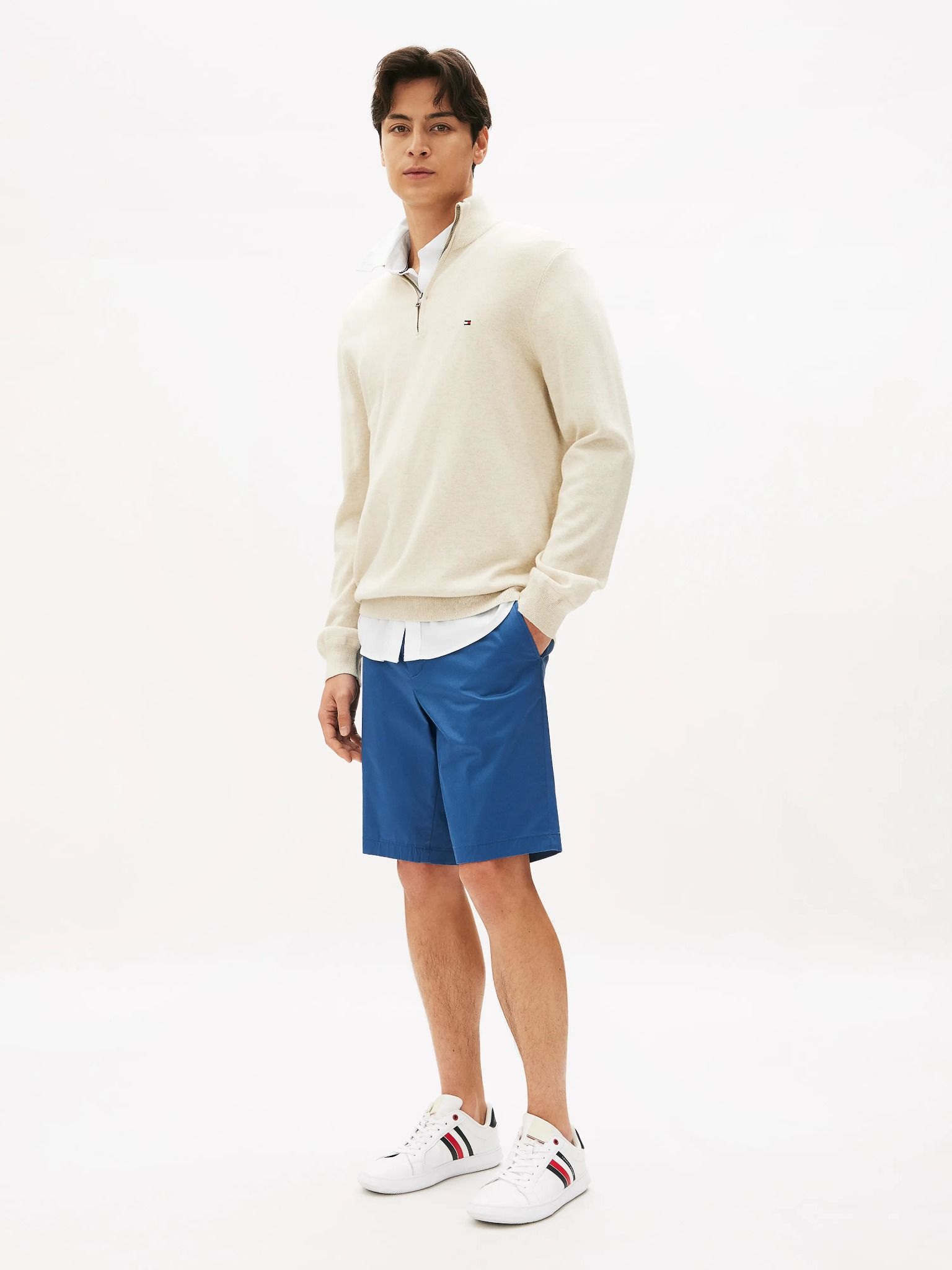 Tommy Hilfiger - Áo sơ mi tay ngắn nam TH Oxford Solid Shirts