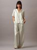 Calvin Klein - Quần ngủ CK nữ CK Sensual Satin Logo Pant