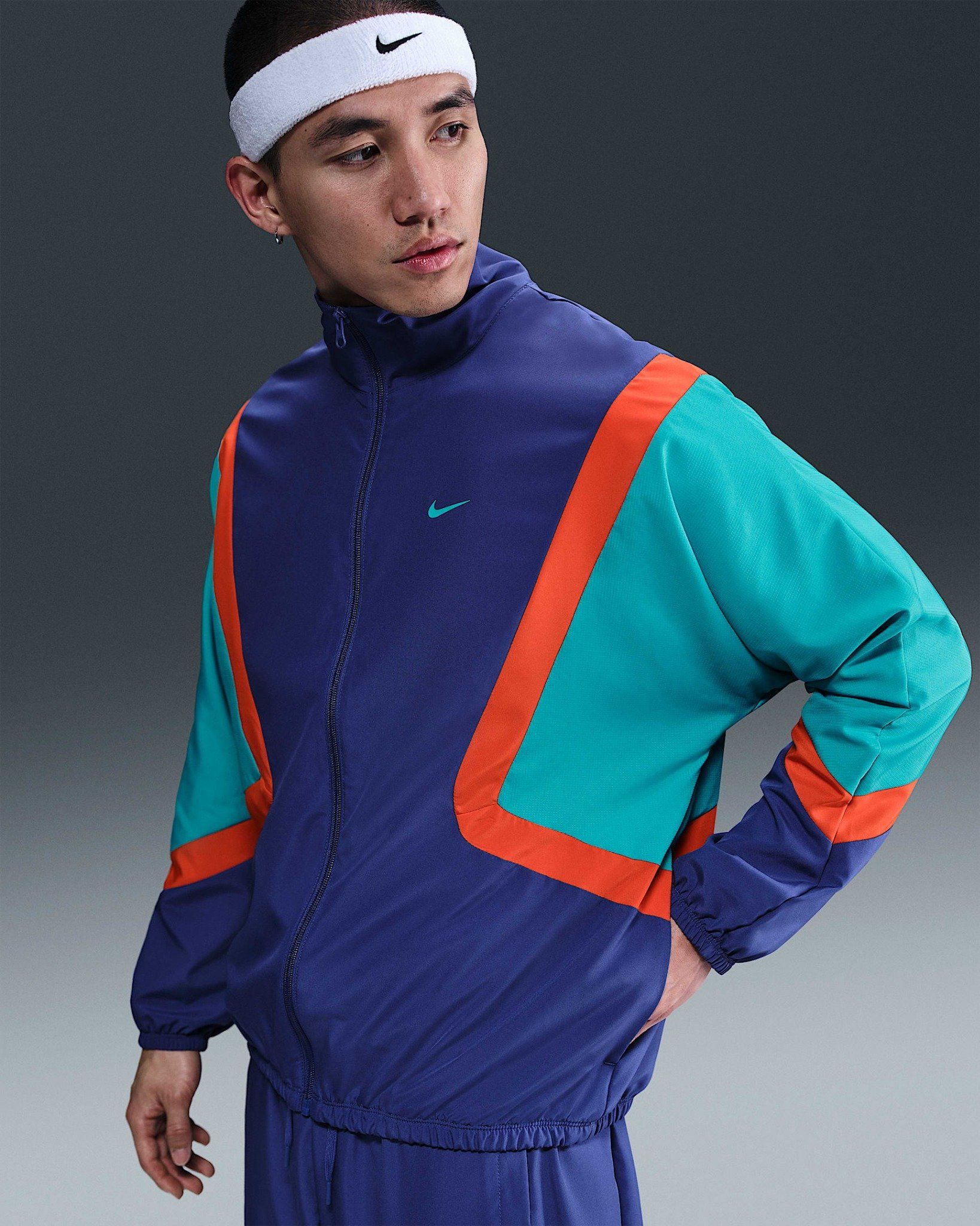 Nike - Áo khoác thể thao Nam Icon Men's Woven Basketball Jacket