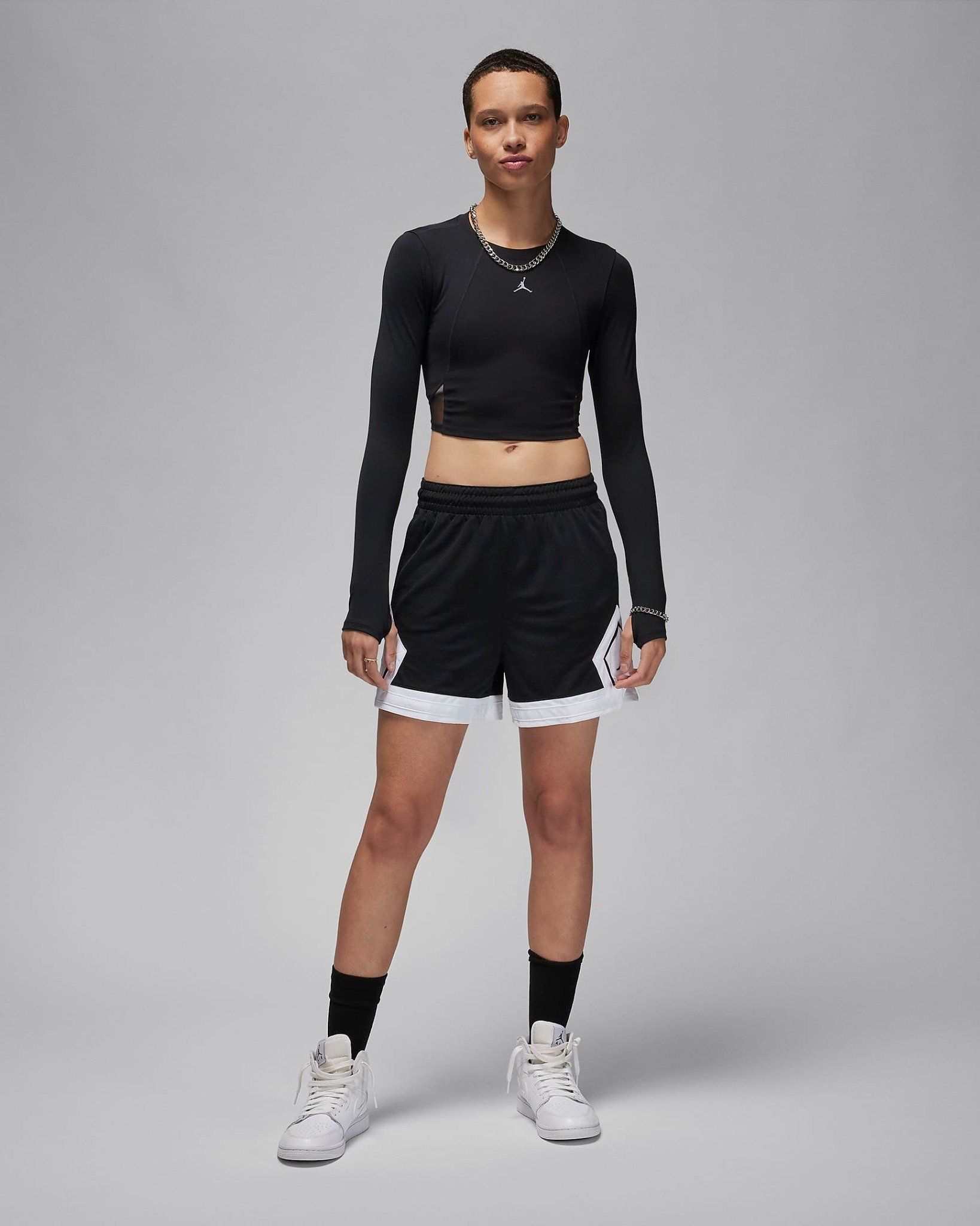 Nike - Quần ngắn thể thao Nữ Jordan Sport Women's Diamond Shorts
