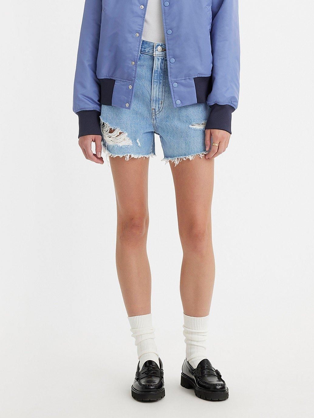 Levi's Quần Jeans Ngắn Nữ Women's High-Waisted Mom Shorts Mua