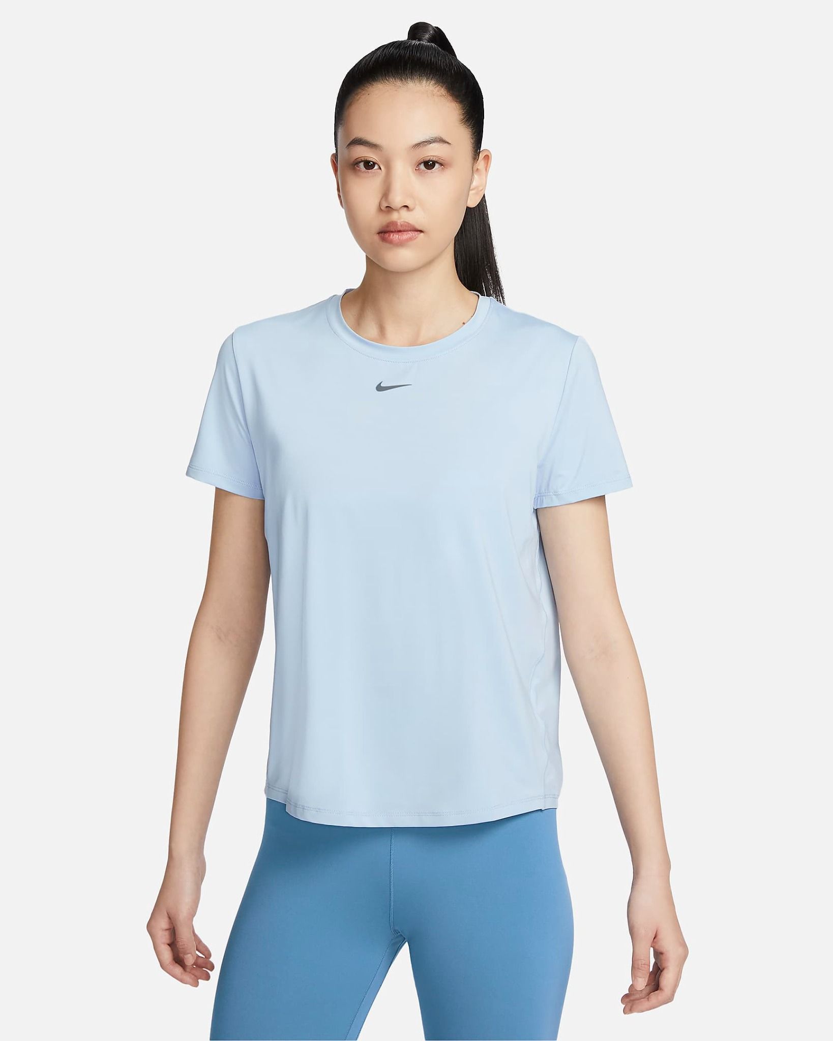 Nike - Áo tay ngắn tập luyện Nữ One Classic Women's Dri-FIT Short-Sleeve Top