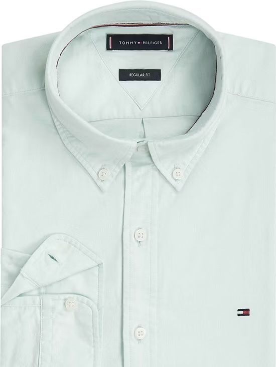 Tommy Hilfiger - Áo sơ mi tay dài nam TH Oxford Solid Light Shirts