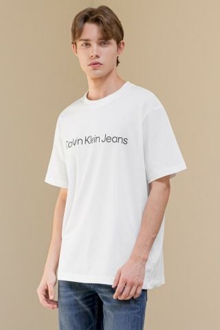 Calvin Klein - Áo phông tay ngắn nam CK Regular Institutional Tee - 3