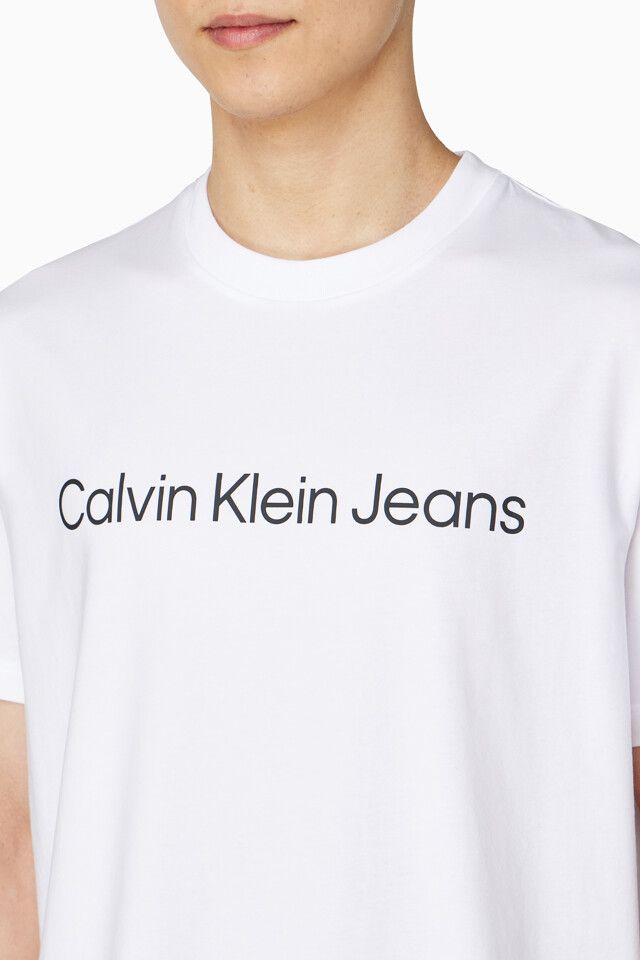 Calvin Klein - Áo phông tay ngắn nam CK Regular Institutional Tee