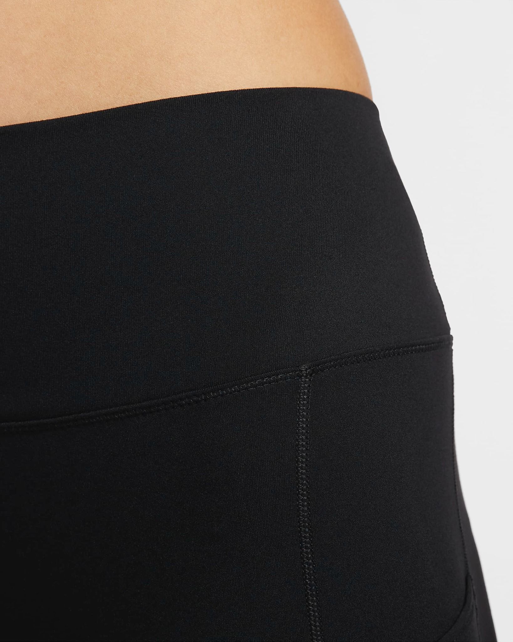 Nike - Quần lửng ống ôm thể thao Nữ One Women's High-Waisted Biker Shorts with Pockets