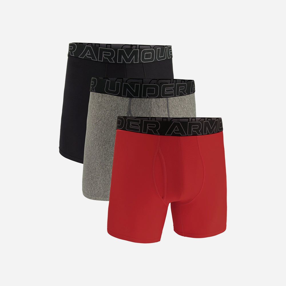Under Armour - Bộ ba Quần lót nam Performance Tech 6Inch Training