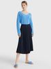 Tommy Hilfiger - Váy nữ Fluid Twill Pleated Midi Skirt