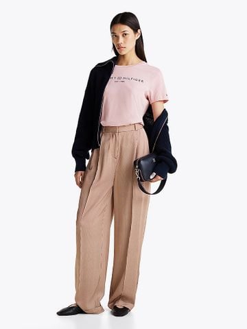 Tommy Hilfiger - Áo thun tay ngắn nữ Logo Crew Neck T-Shirt