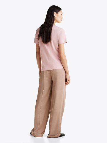 Tommy Hilfiger - Áo thun tay ngắn nữ Logo Crew Neck T-Shirt