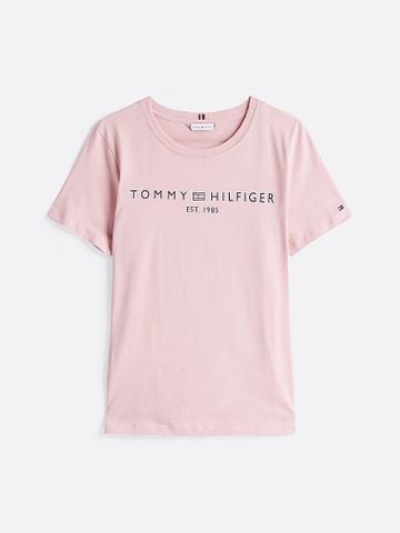 Tommy Hilfiger - Áo thun tay ngắn nữ Logo Crew Neck T-Shirt