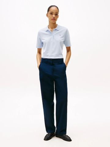 Tommy Hilfiger - Áo polo tay ngắn nữ TH 1985 Regular Pique Polo