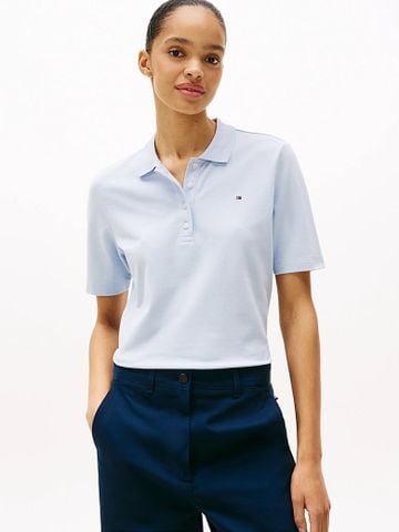 Tommy Hilfiger - Áo polo tay ngắn nữ TH 1985 Regular Pique Polo