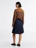 Tommy Hilfiger - Váy nữ Wool Blend Pleated Midi Skirt