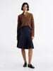 Tommy Hilfiger - Váy nữ Wool Blend Pleated Midi Skirt