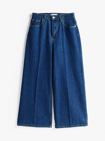 Tommy Hilfiger - Quần jeans ống rộng nữ High Rise Wide Leg Ankle Jeans