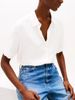 Tommy Hilfiger - Áo sơ mi tay ngắn nữ Relaxed Fit Short Sleeve Shirt