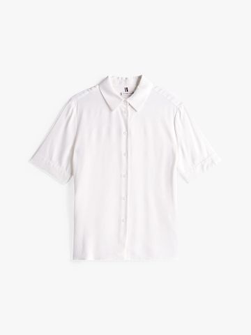 Tommy Hilfiger - Áo sơ mi tay ngắn nữ Relaxed Fit Short Sleeve Shirt