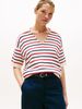 Tommy Hilfiger - Áo thun tay ngắn nữ Stripe Short Sleeve Polo Jumper
