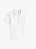 Tommy Hilfiger - Áo polo tay ngắn nữ Gold-Tone Button Slim Polo Shirt