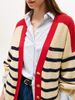 Tommy Hilfiger - Áo khoác len tay dài nữ Relaxed V-Neck Cardigan