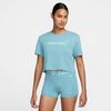 Nike - Áo tay ngắn thể thao Nữ Pro Women's Short-Sleeve Cropped T-Shirt
