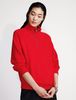 Calvin Klein - Áo lạnh tay dài CK nữ Terry Zip Polo Sweatshirt