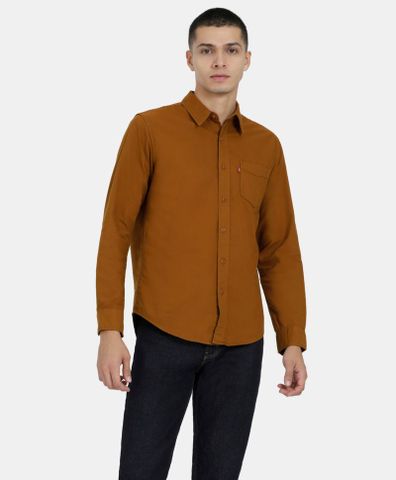 Levi's - Áo sơ mi tay dài nam Camisa Sunset Pocket Standard