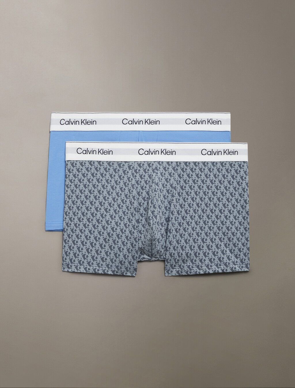 Calvin Klein - Bộ hai quần lót CK nam Icon Cotton Stretch Trunks 2 Pack