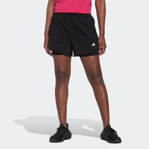 adidas - Quần ngắn tập luyện Nữ AEROREADY Made for Training Minimal Two-in-One Shorts