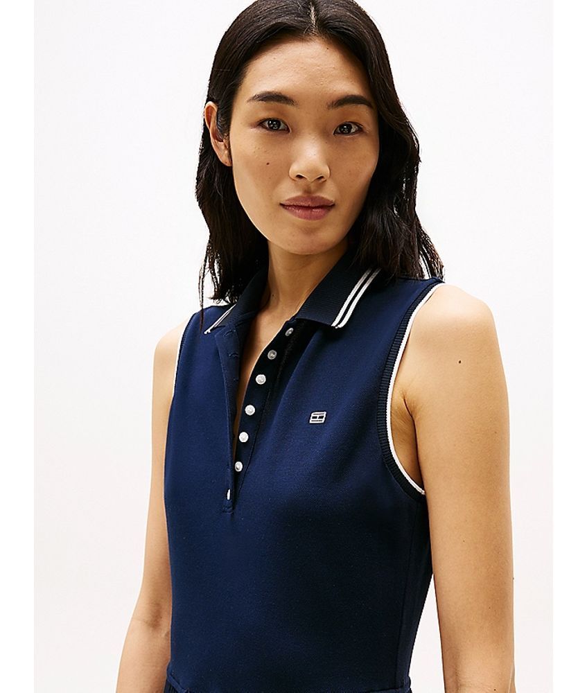 Tommy Hilfiger - Đầm nữ Sporty Pleated Polo Dress