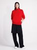 Calvin Klein - Áo lạnh tay dài CK nữ Terry Zip Polo Sweatshirt