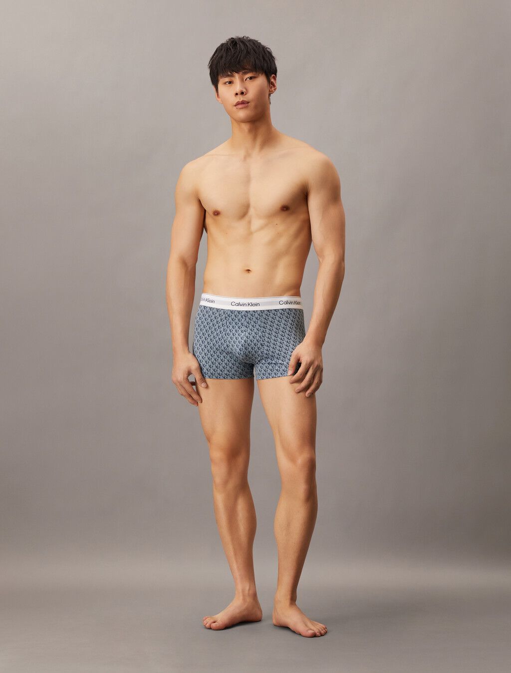 Calvin Klein - Bộ hai quần lót CK nam Icon Cotton Stretch Trunks 2 Pack