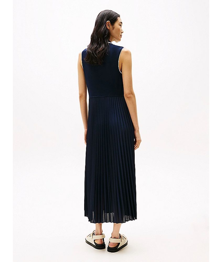 Tommy Hilfiger - Đầm nữ Sporty Pleated Polo Dress