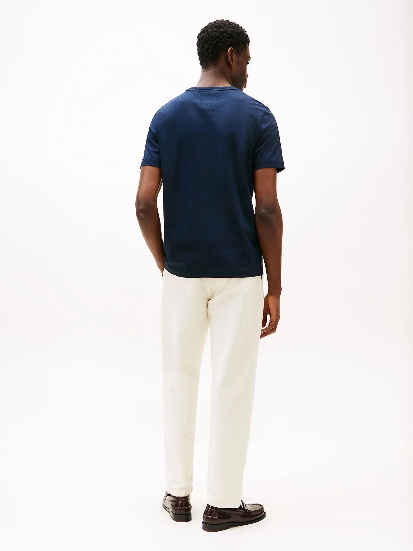 Tommy Hilfiger - Áo thun tay ngắn nam Multi-Flag Embroidery Crew Neck T-Shirt