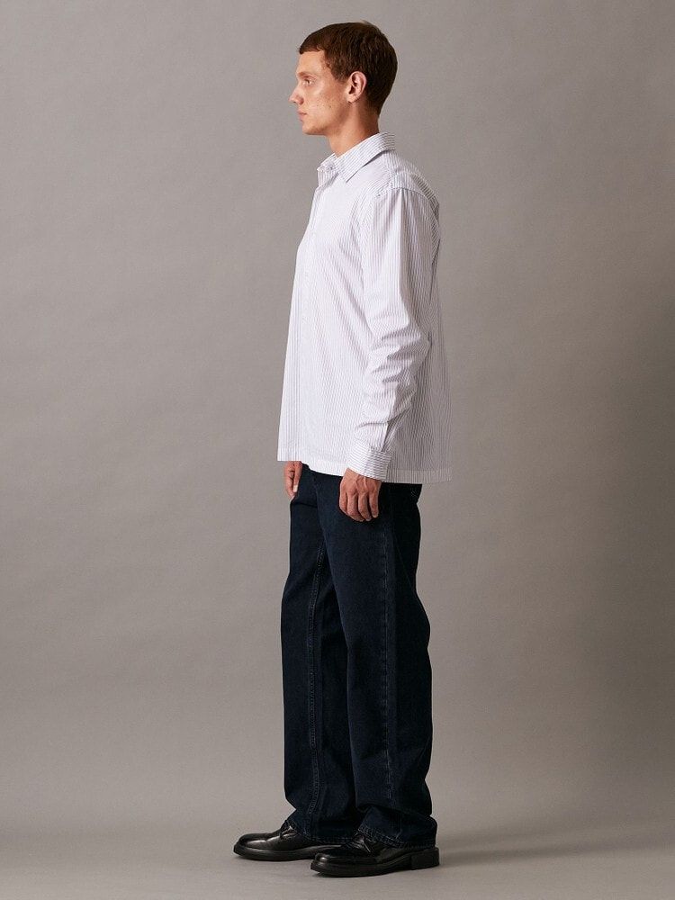 Calvin Klein - Áo sơ mi tay dài CK nam Premium Pinstripe Shirt